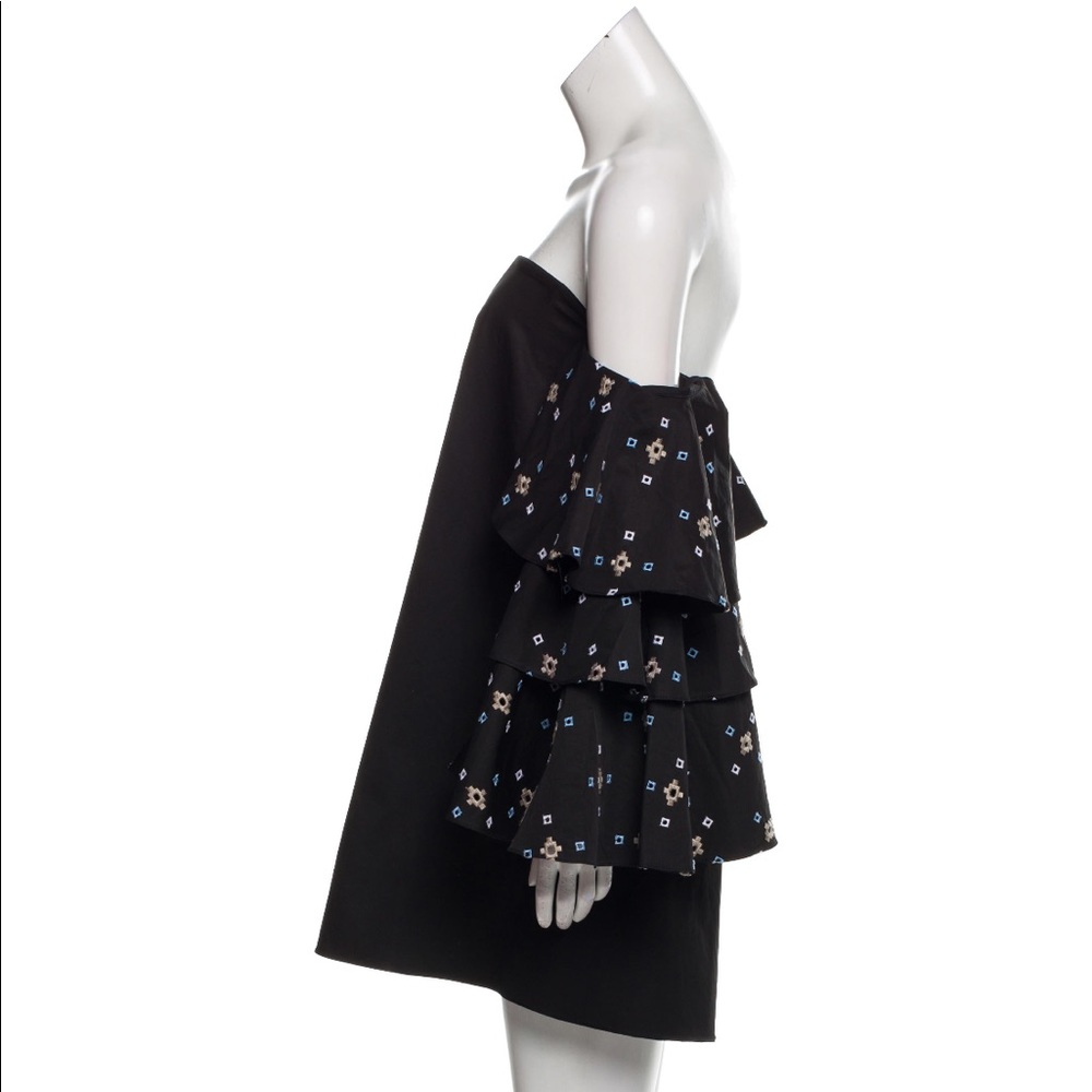 Caroline Constas Ruffle Mini Dress - Picture 2 of 3